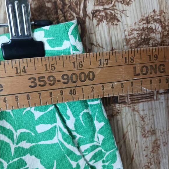 J.crew Factory Leaf Print Chino Shorts Size 6 - Picture 4 of 9